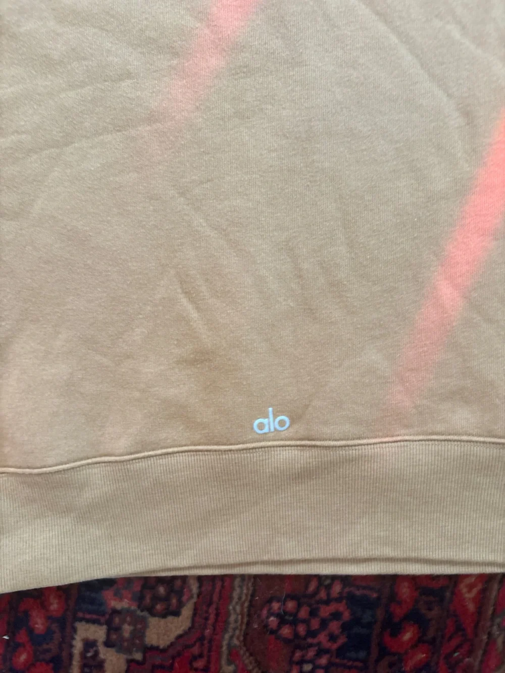ALO Yoga Mustard Crewneck Sweatshirt